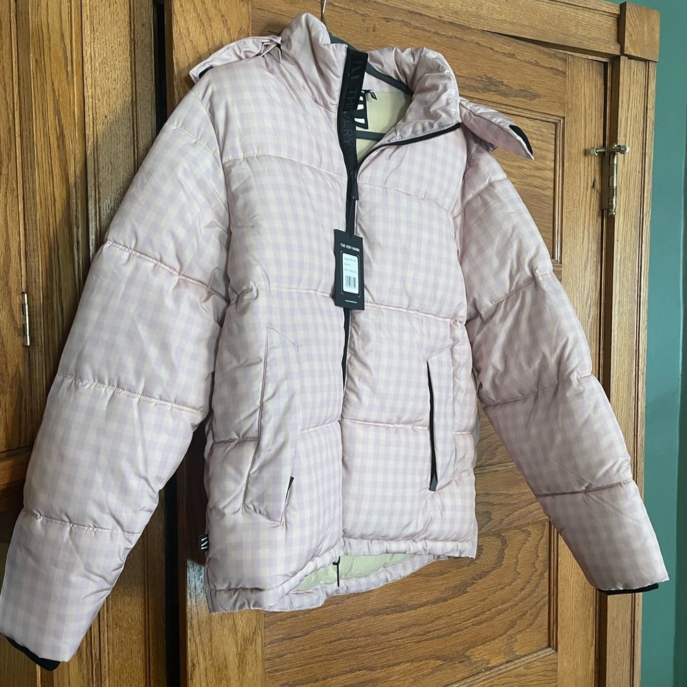 The Very Warm Mauve Checkered Anorak